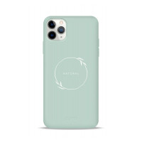 Чохол для iPhone 11 Pro Max - Pump Silicone Minimalistic, Natural