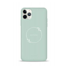 Чохол для iPhone 11 Pro Max - Pump Silicone Minimalistic, Natural