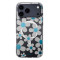Чохол для iPhone 17 Pro Max - SwitchEasy Fleur M 3D Pattern MagSafe, Blue Grey Чохол для iPhone 17 Pro Max - SwitchEasy Fleur M 3D Pattern MagSafe, Blue Grey