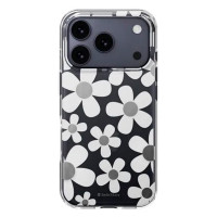 Чохол для iPhone 17 Pro Max - SwitchEasy Fleur M 3D Pattern MagSafe, White