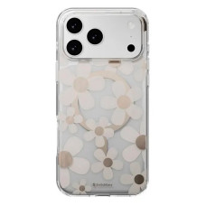 Чохол для iPhone 17 Pro - SwitchEasy Fleur M 3D Pattern MagSafe, Golden Grey