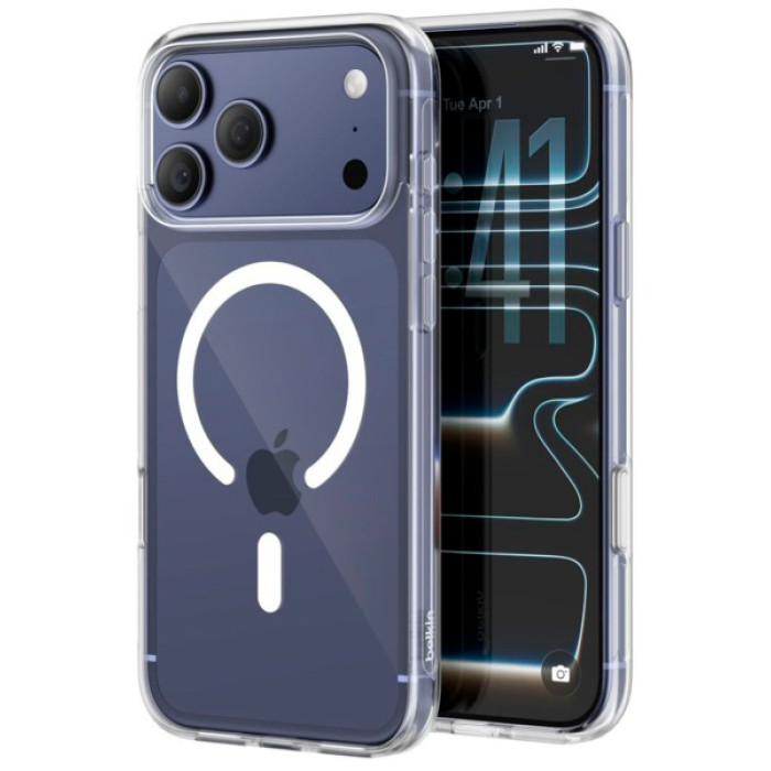 Чохол для iPhone 17 Pro - Belkin Protective MagSafe, Transparent