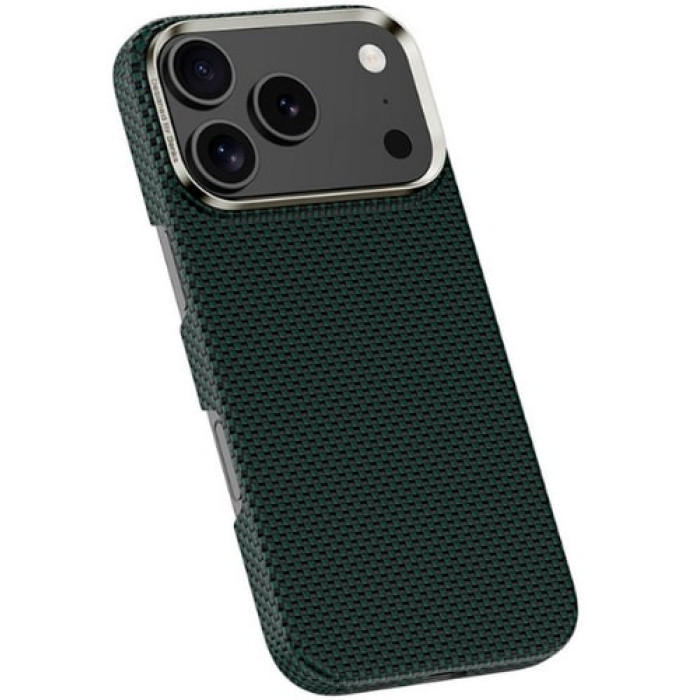 Чохол для iPhone 17 Pro / 18 Pro - Benks Armor Tint Kevlar MagSafe, Green