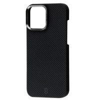 Чохол для iPhone 17 Pro Max - Wiwu Aramid Air Aramid Fiber (600D) MagSafe, Black