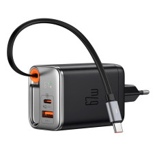 Зарядний пристрій - McDodo, GaN FreeGo 67W, Black