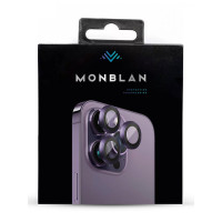 Захисне скло камери для iPhone 14 Pro / 14 Pro Max - Monblan, Metal Ring Series, Purple