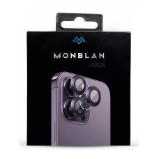 Захисне скло камери для iPhone 14 Pro / 14 Pro Max - Monblan, Metal Ring Series, Purple