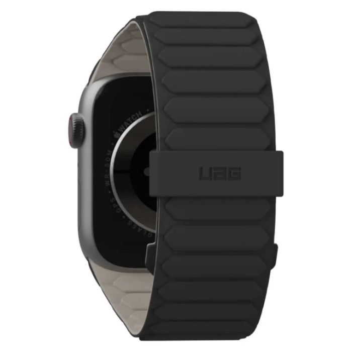 Ремінець для Apple Watch - 42/44/45/46/49mm, UAG Pathfinder Band, Black / Titanium