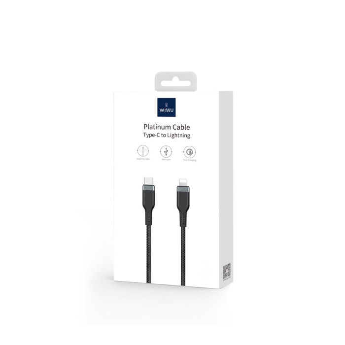 Кабель Wiwu Platinum Cable USB to Lightning 2m Black