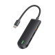 Хаб 5in1 - Mcdodo, USB-C to 2xUSB3.0+USB2.0+SD/MicroSD, Black