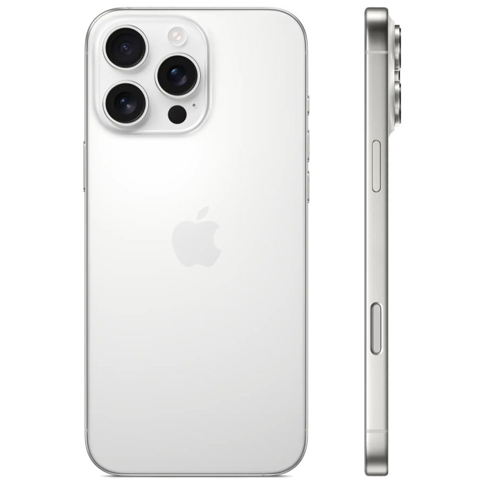 Apple iPhone 16 Pro Max 256Gb eSIM White Titanium (Відмінний стан, б/в)
