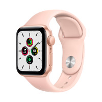 Apple Watch SE (1Gen) 44mm Gold, Pink Sport Band Як новий