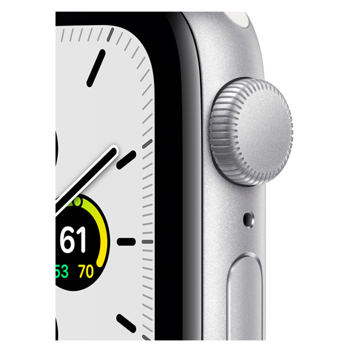 Apple Watch SE (1Gen) 44mm Silver, White Sport Band, LTE