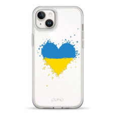 Чохол для iPhone 14 - Pump UA Silicone Minimalistic MagSafe, Sertse Light Blue