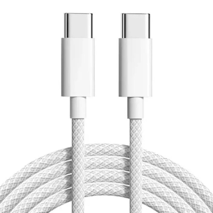 Кабель USB-C to USB-C - Apple Woven iPhone 16 series (з комплекту), 1m , White