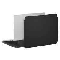 Чохол-конверт для Macbook 14 - AmazingThing Matte Pro Mag Sleeve with Stand, Titan Black