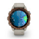 Смарт-годинник Garmin Descent Mk3i 43mm Bronze PVD Titanium with French Gray Silicone Band