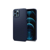 Чохол для iPhone 12/12 Pro - Spigen Liquid Air, Navy Blue