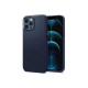 Чохол для iPhone 12/12 Pro - Spigen Liquid Air, Navy Blue