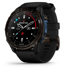 Смарт-годинник Garmin Descent Mk3i 43mm Carbon Gray DLC Titanium with Black Silicone Band