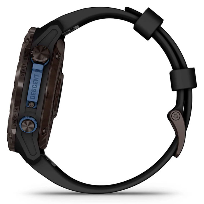 Смарт-годинник Garmin Descent Mk3i 43mm Carbon Gray DLC Titanium with Black Silicone Band