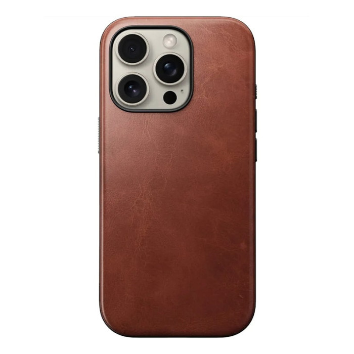 Чохол для iPhone 16 Pro Max - Nomad Traditional Leather MagSafe, English Tan