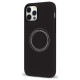 Чохол для iPhone 12 Pro Max - Pump Silicone Minimalistic, Circles on Dark