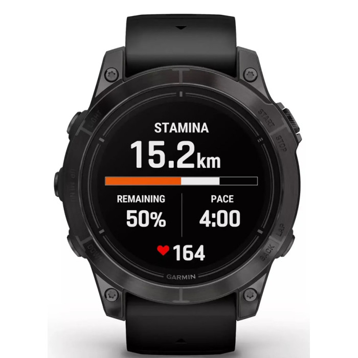 Смарт-годинник Garmin Epix Pro (Gen 2) AMOLED 47mm Slate Gray w. Black Band