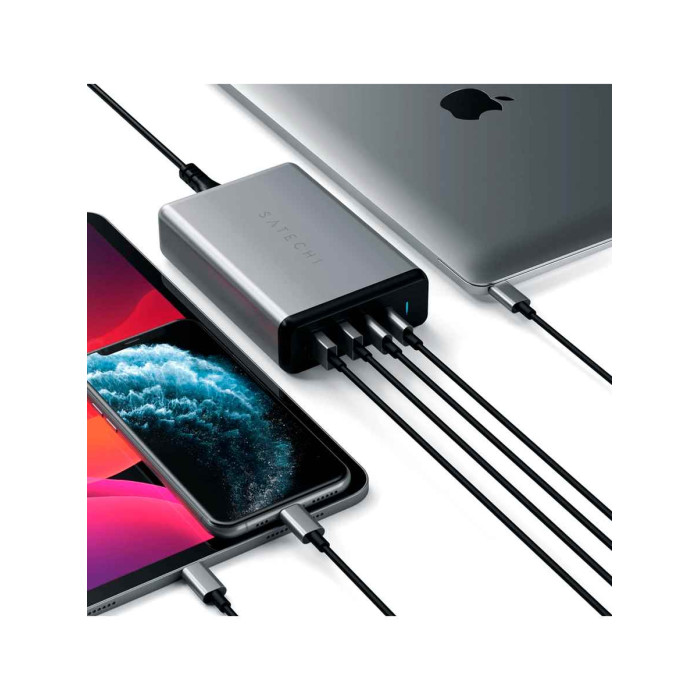 Зарядний пристрій - Satechi, Pro Desktop Charger, 108W