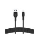 Кабель USB to Lightning - Belkin, Braided 12W 1m, Black