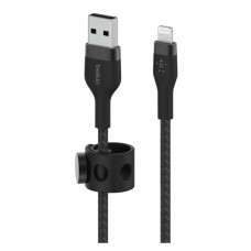 Кабель USB to Lightning - Belkin, Braided 12W 1m, Black
