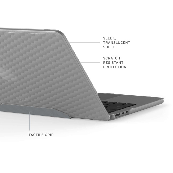 Чохол-накладка для Macbook Air 13.6 (2023-2025) - UAG Essential Armor, Ice