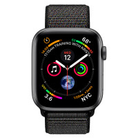 Apple Watch S4 40mm Space Gray, Black Sport Loop LTE Вживаний (б/в)
