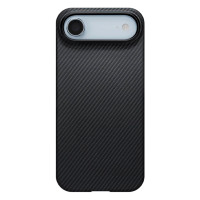 Чохол для iPhone 17 Air - Pitaka Aramid Edge Ultra-Slim Twill 600D MagSafe, Black / Grey