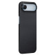 Чохол для iPhone 17 Air - Pitaka Aramid Edge Ultra-Slim Twill 600D MagSafe, Black / Grey
