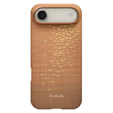 Чохол для iPhone 17 Air - Pitaka Aramid Edge Ultra-Slim Glints of Gold MagSafe, Golden Glint