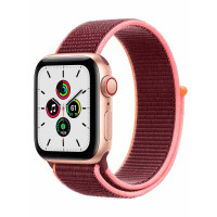 Apple Watch SE (1Gen) 40mm Gold, Plum Sport Loop, LTE
