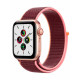 Apple Watch SE (1Gen) 40mm Gold, Plum Sport Loop, LTE