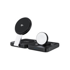 Бездротова зарядна станція - Choetech Qi2 3-in-1 Foldable Magsafe Wireless Charger