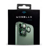 Захисне скло камери для iPhone 13 Pro / 13 Pro Max - Monblan, Metal Ring Series, Alpine Green