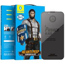Захисне скло для iPhone 14 Pro Max / 15 Plus - Blueo, Anti-Peep