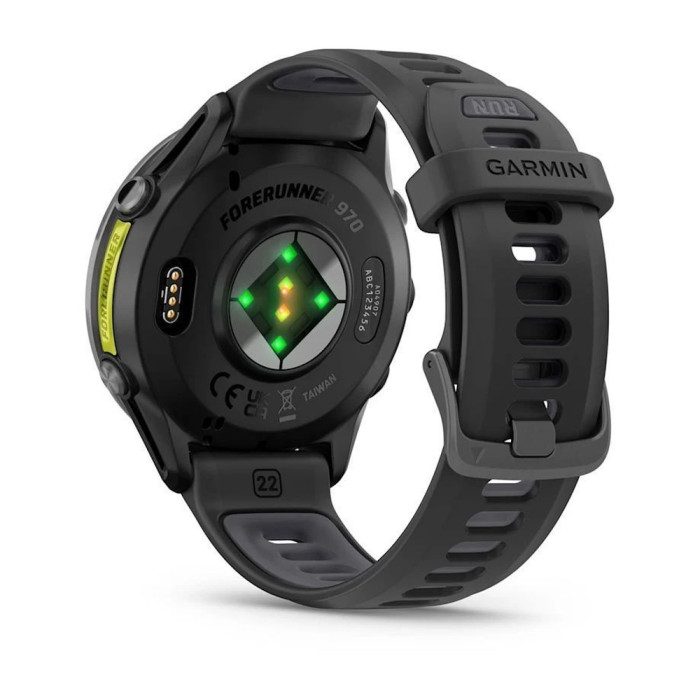 Смарт-годинник Garmin Forerunner 970 Carbon Gray DLC Titanium w. Black Case and Black/Translucent W.
