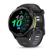 Смарт-годинник Garmin Forerunner 970 Carbon Gray DLC Titanium w. Black Case and Black/Translucent W.