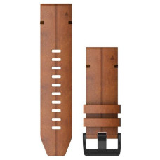 Ремінець для годинника Garmin - QuickFit 26mm, Leather Band, Chestnut