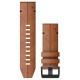 Ремінець для годинника Garmin - QuickFit 26mm, Leather Band, Chestnut