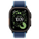 Apple Watch Ultra 3 Black Titanium, Blue/Bright Blue Trail Loop, (S/M), LTE