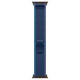 Apple Watch Ultra 3 Black Titanium, Blue/Bright Blue Trail Loop, (S/M), LTE