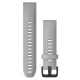 Ремінець для годинника Garmin - QuickFit 20mm, Silicone Band, Powder Gray