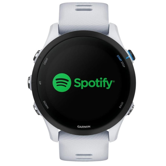 Смарт-годинник Garmin Forerunner 255 Music Whitestone