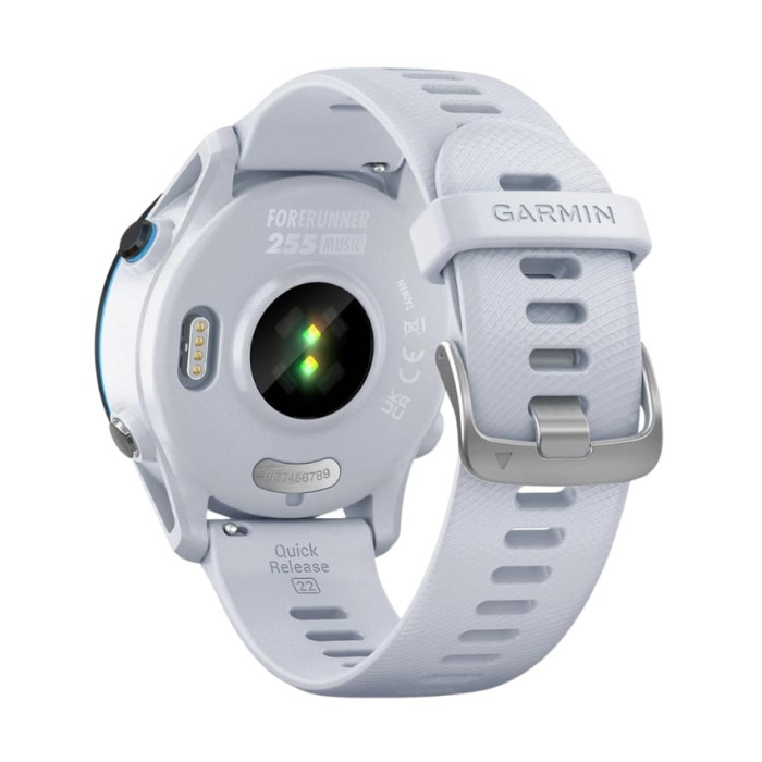 Смарт-годинник Garmin Forerunner 255 Music Whitestone